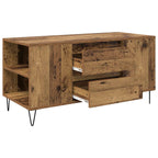 Mesa de Café con cajón Madera envejecida 102 x 44,5 x 50 cm
