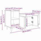 Gabinete de TV Madera Vieja 100 x 35 x 55 cm