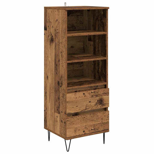 Old Wooden Hutch 40 x 36 x 110 cm Plywood