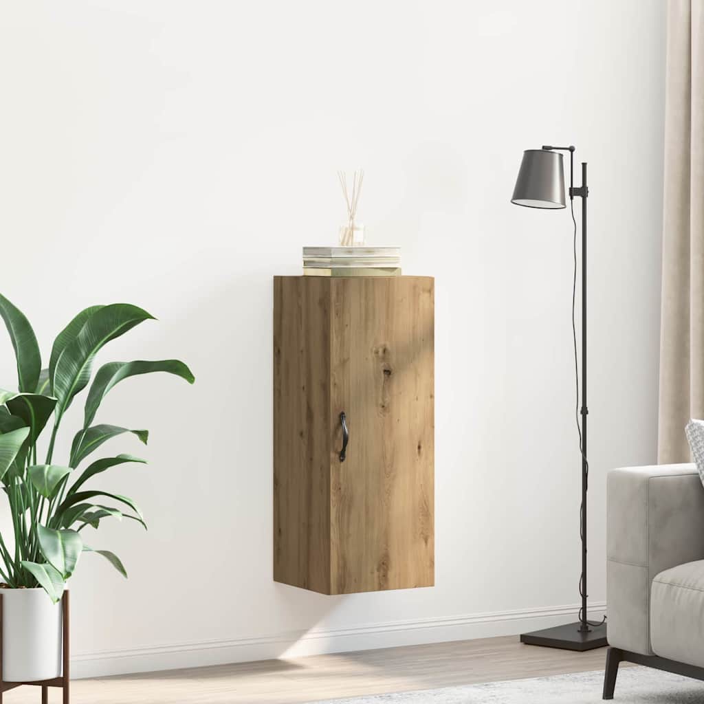 Armario de pared Roble artesanal 34,5 x 34 x 90 cm