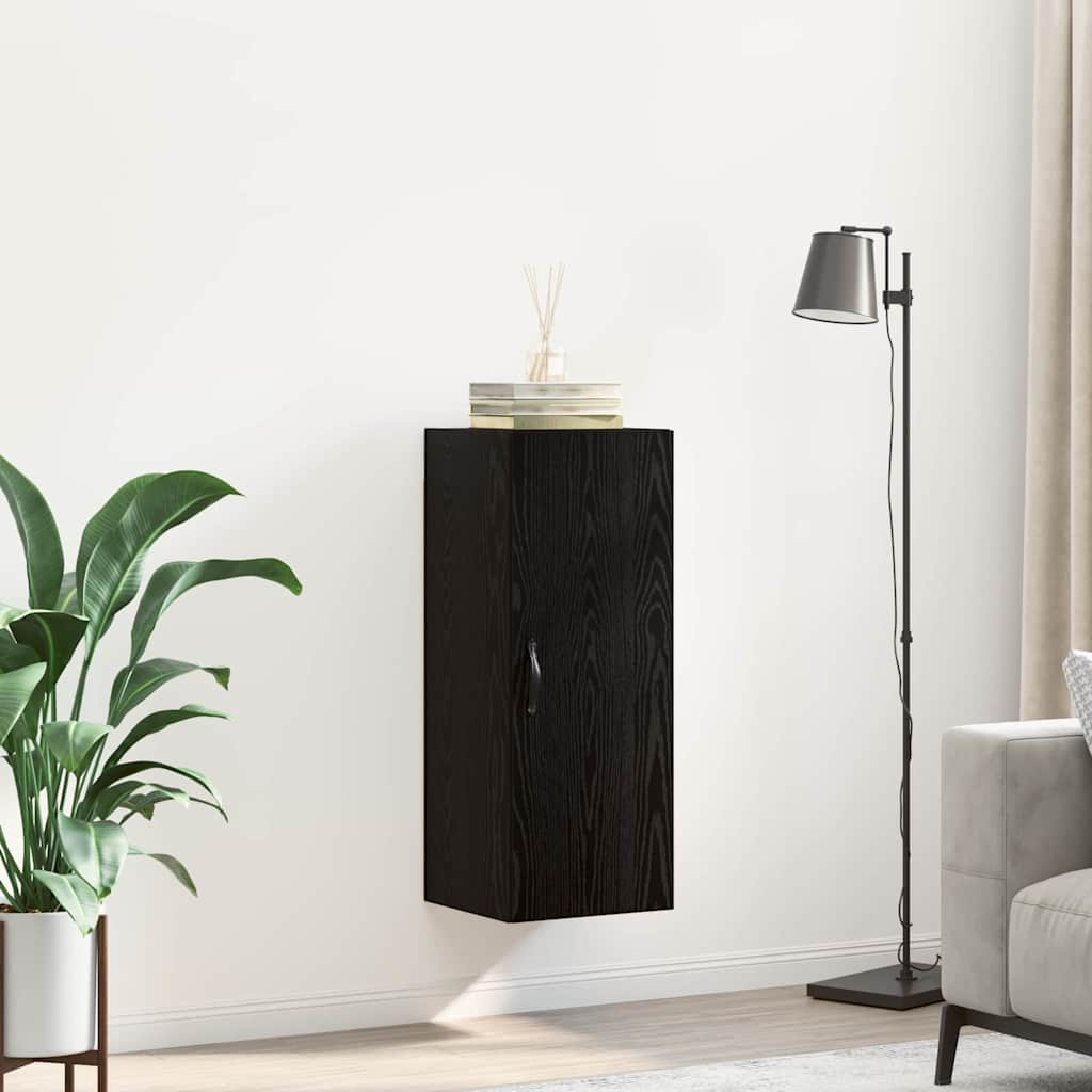 Armario de pared Roble Negro 34,5 x 34 x 90 cm