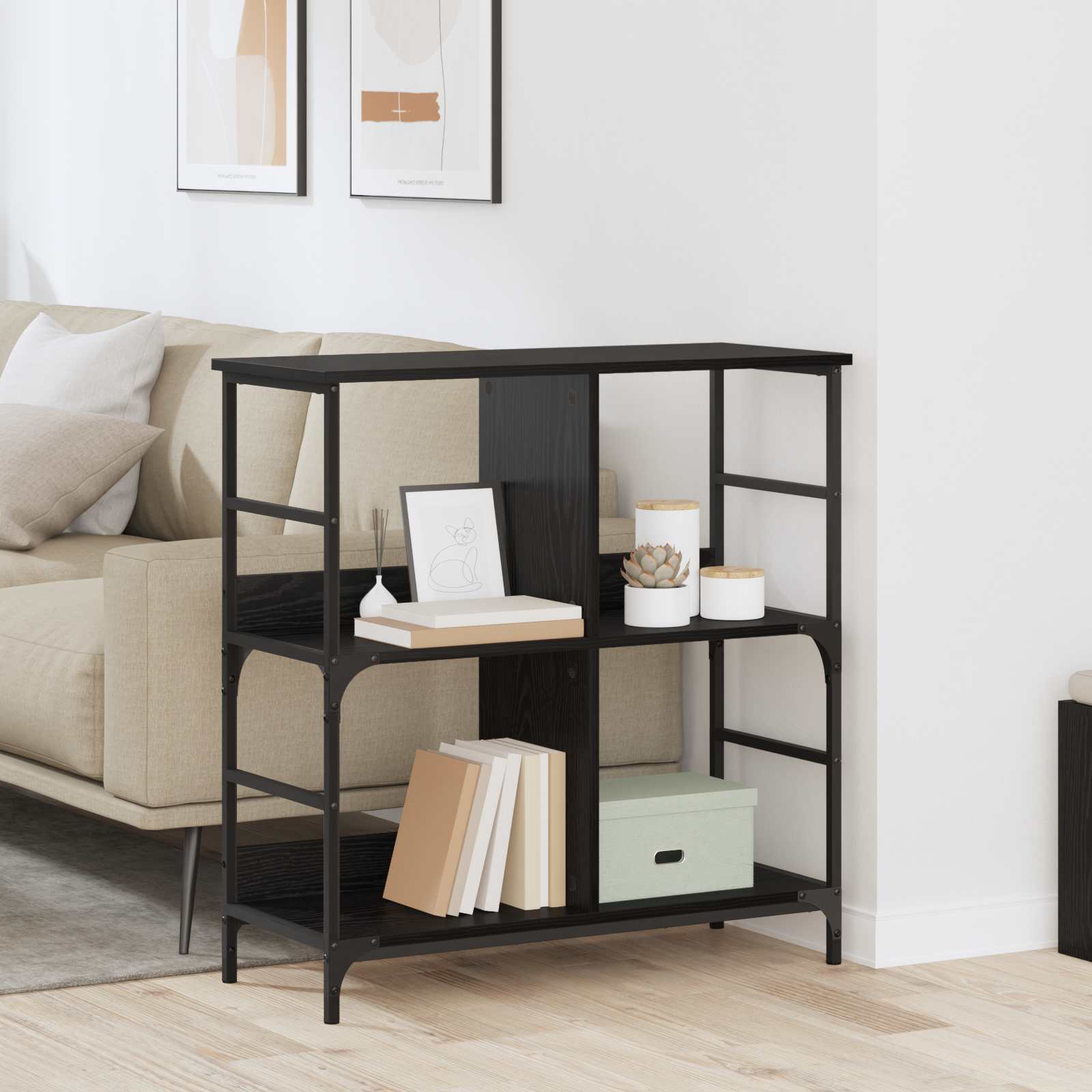 Bookcase Old wood 78.5 x 33 x 82 cm