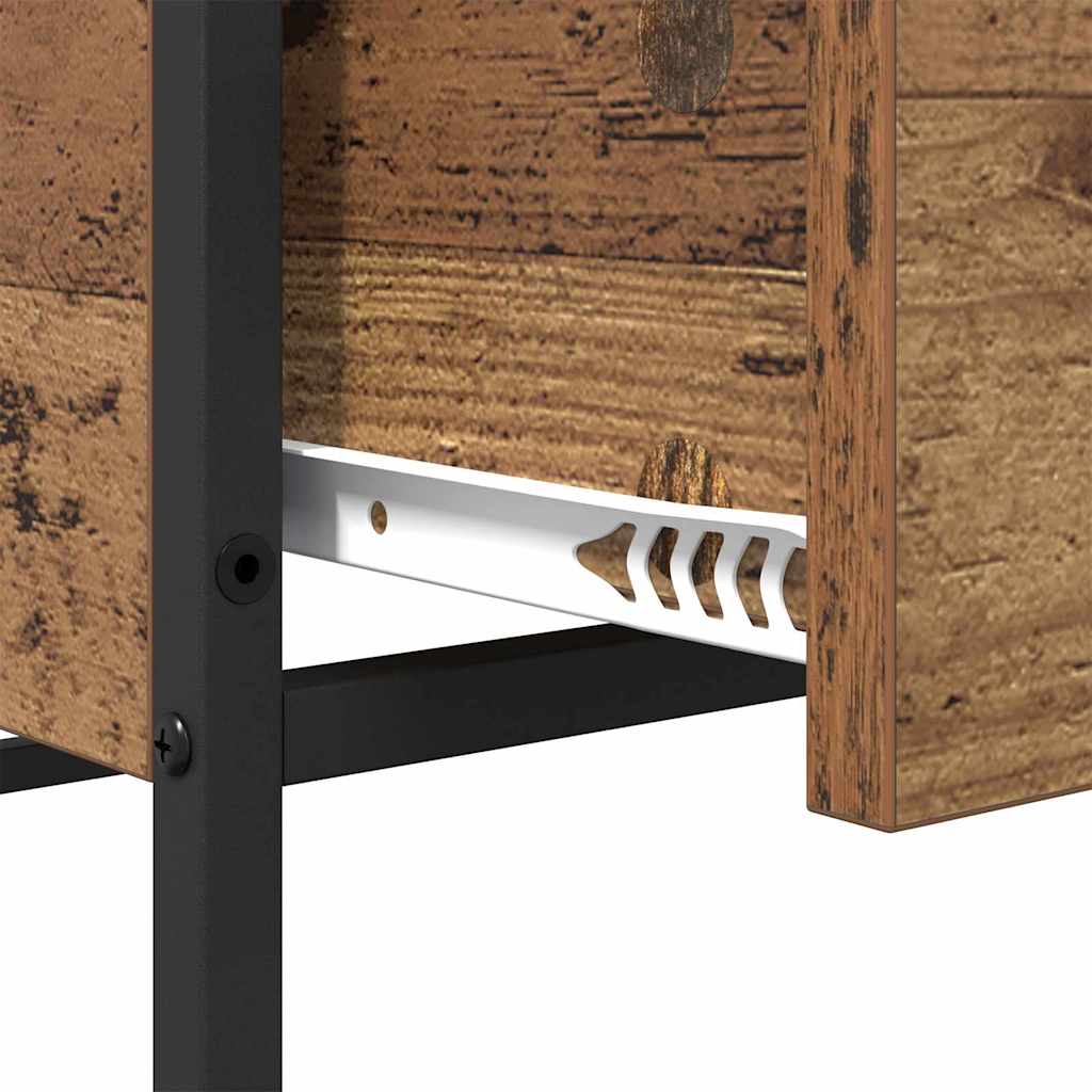 Mesa de Café con cajón Madera envejecida 100 x 51 x 45 cm