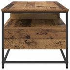 Mesa de Café con cajón Madera envejecida 100 x 51 x 45 cm