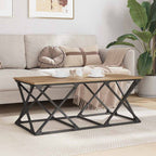 Mesa de Café Roble artesanal 100 x 49 x 40 cm