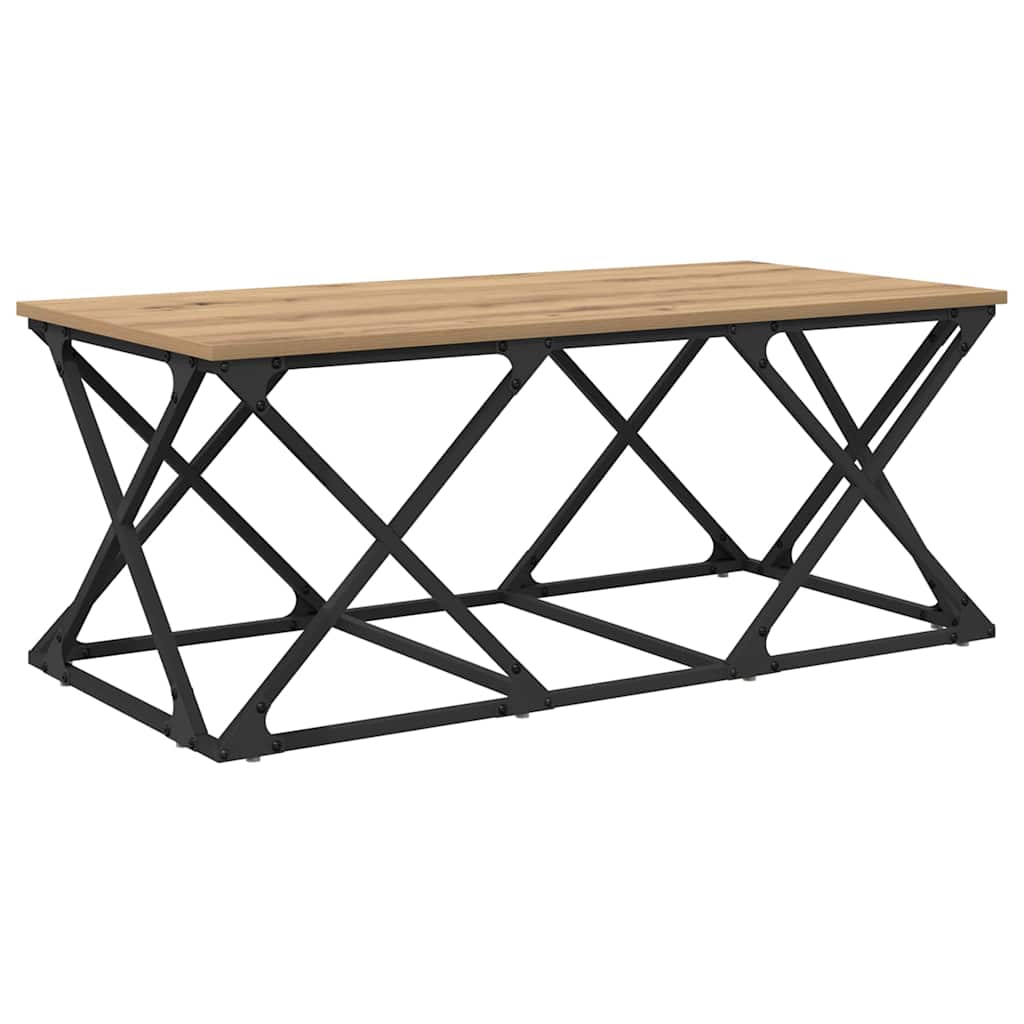 Mesa de Café Roble artesanal 100 x 49 x 40 cm
