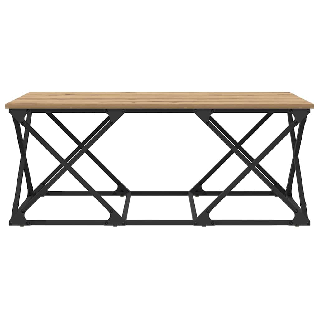 Mesa de Café Roble artesanal 100 x 49 x 40 cm
