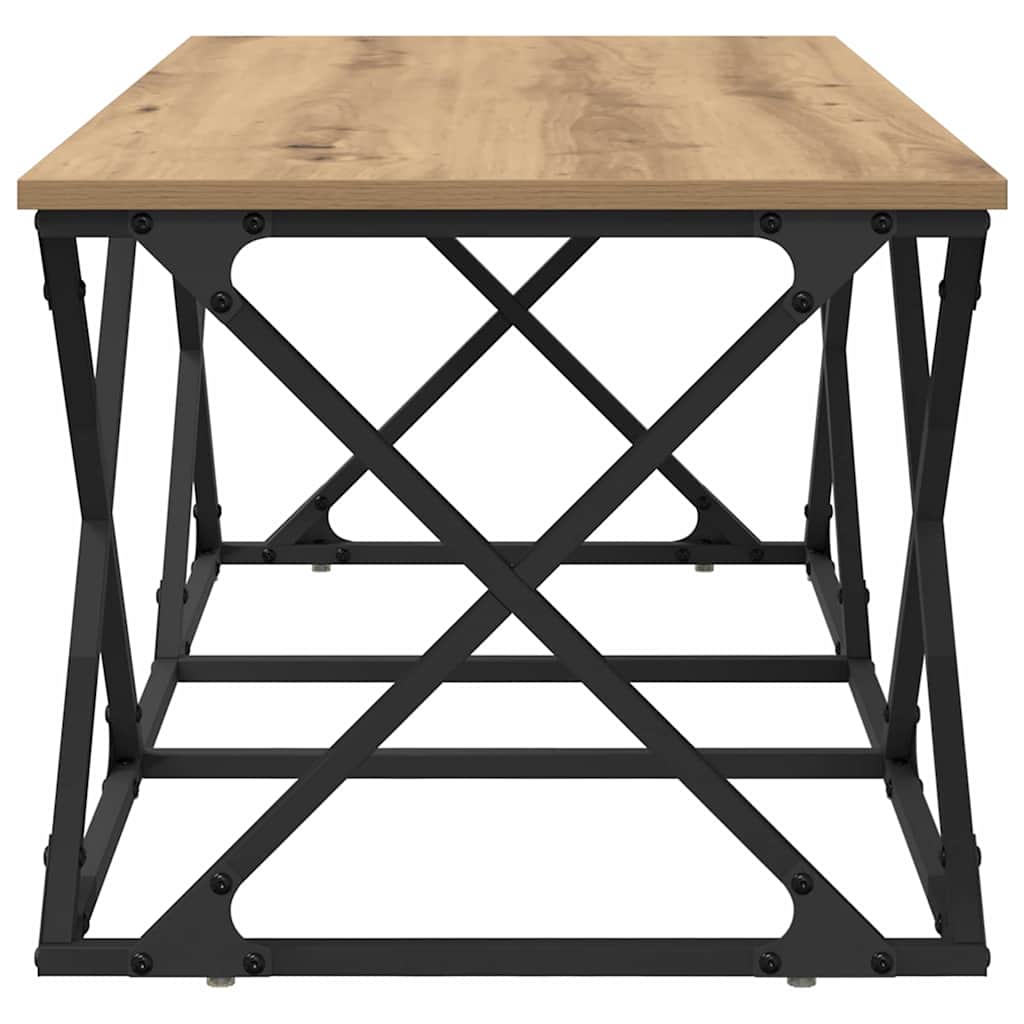 Mesa de Café Roble artesanal 100 x 49 x 40 cm