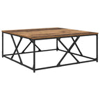 Mesa de Café Madera envejecida 100 x 100 x 40 cm