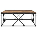 Mesa de Café Madera envejecida 100 x 100 x 40 cm