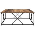 Mesa de Café Madera envejecida 100 x 100 x 40 cm