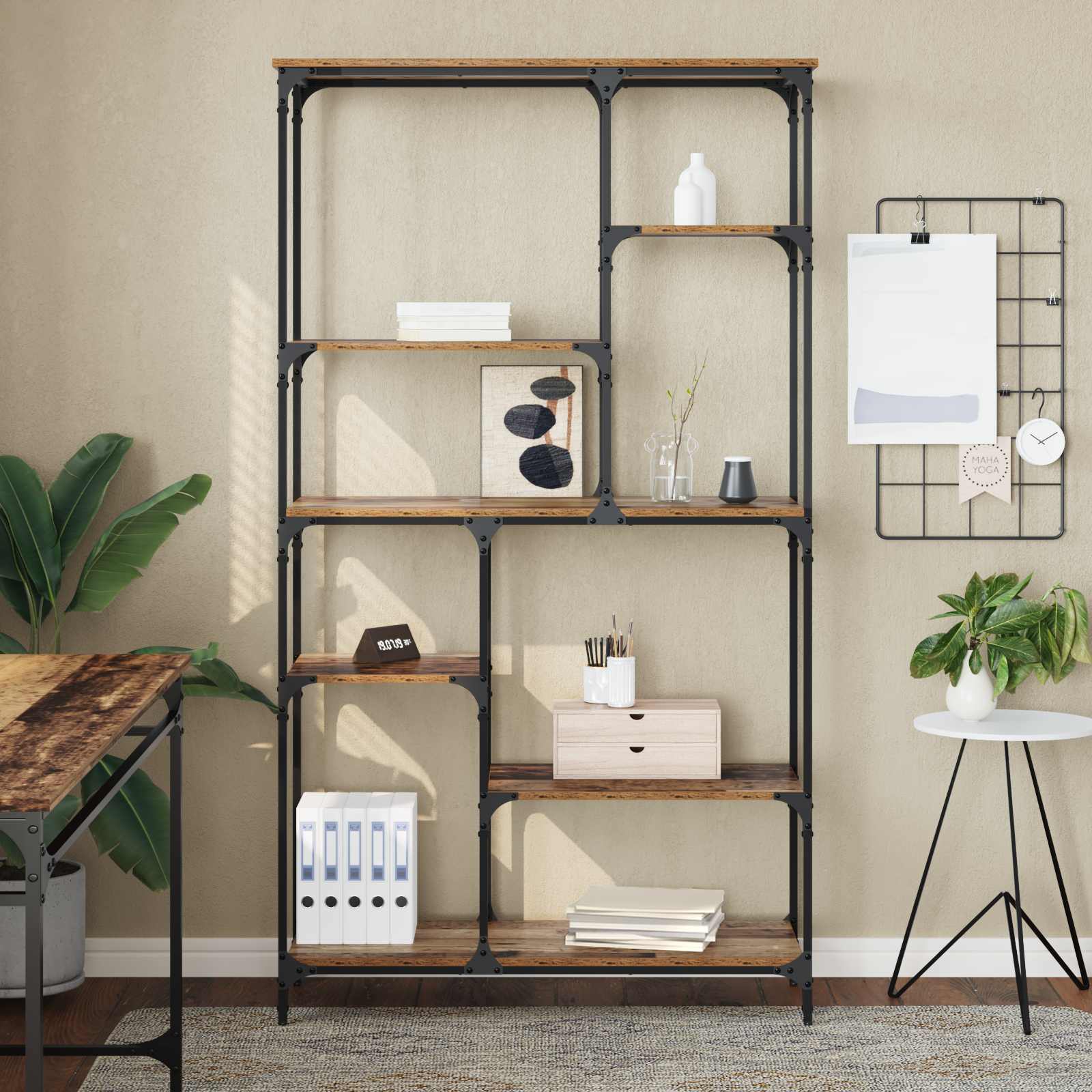 Estante de libros Madera vieja 99 x 35,5 x 176 cm