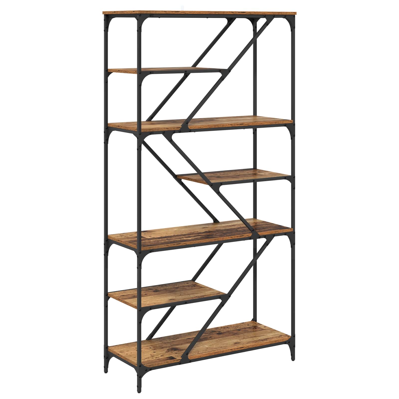 Estante de libros Madera Vieja 91 x 36 x 176 cm