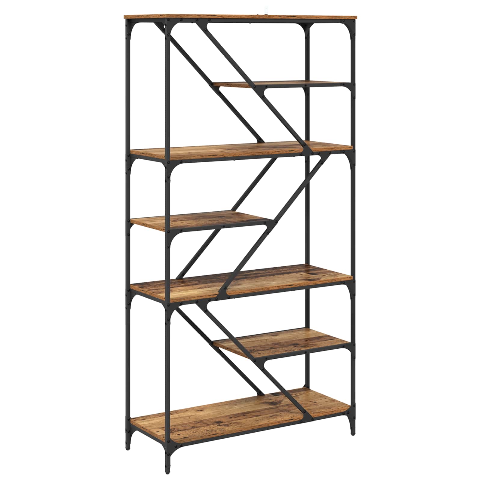 Estante de libros Madera Vieja 91 x 36 x 176 cm