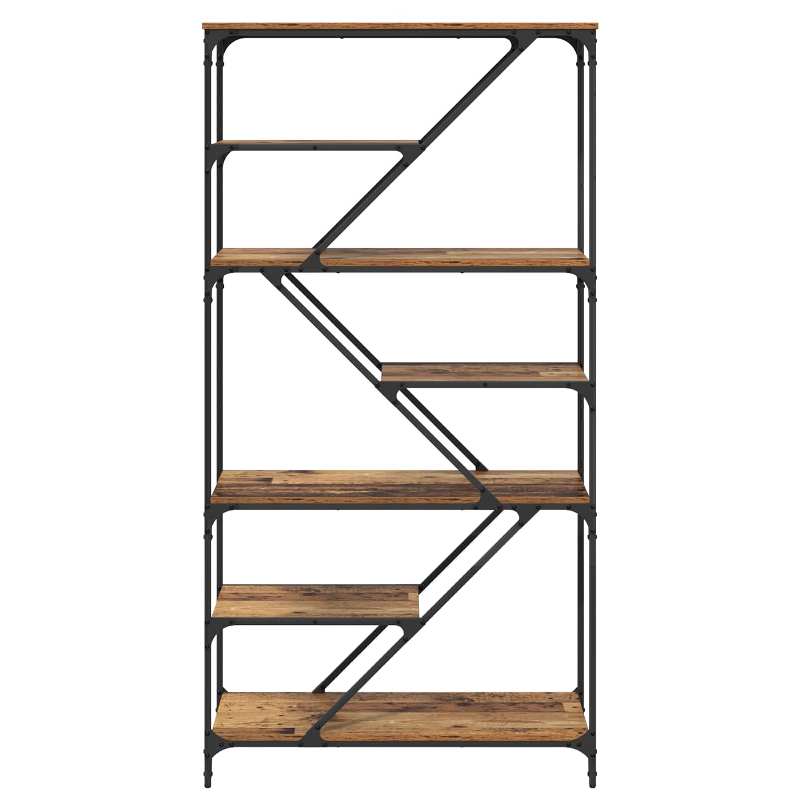 Estante de libros Madera Vieja 91 x 36 x 176 cm