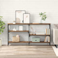 Mesa Consola con estante Madera vieja 150 x 29 x 76,5 cm