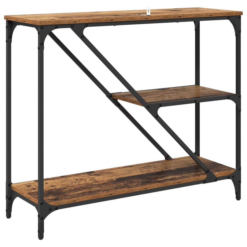 Mesa Consola Madera Vieja 88,5 x 30 x 75 cm