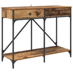Mesa Consola con cajón Madera Vieja 100 x 39 x 78,5 cm