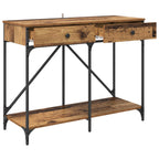 Mesa Consola con cajón Madera Vieja 100 x 39 x 78,5 cm