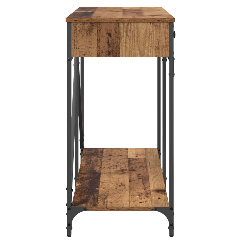 Mesa Consola con cajón Madera Vieja 100 x 39 x 78,5 cm