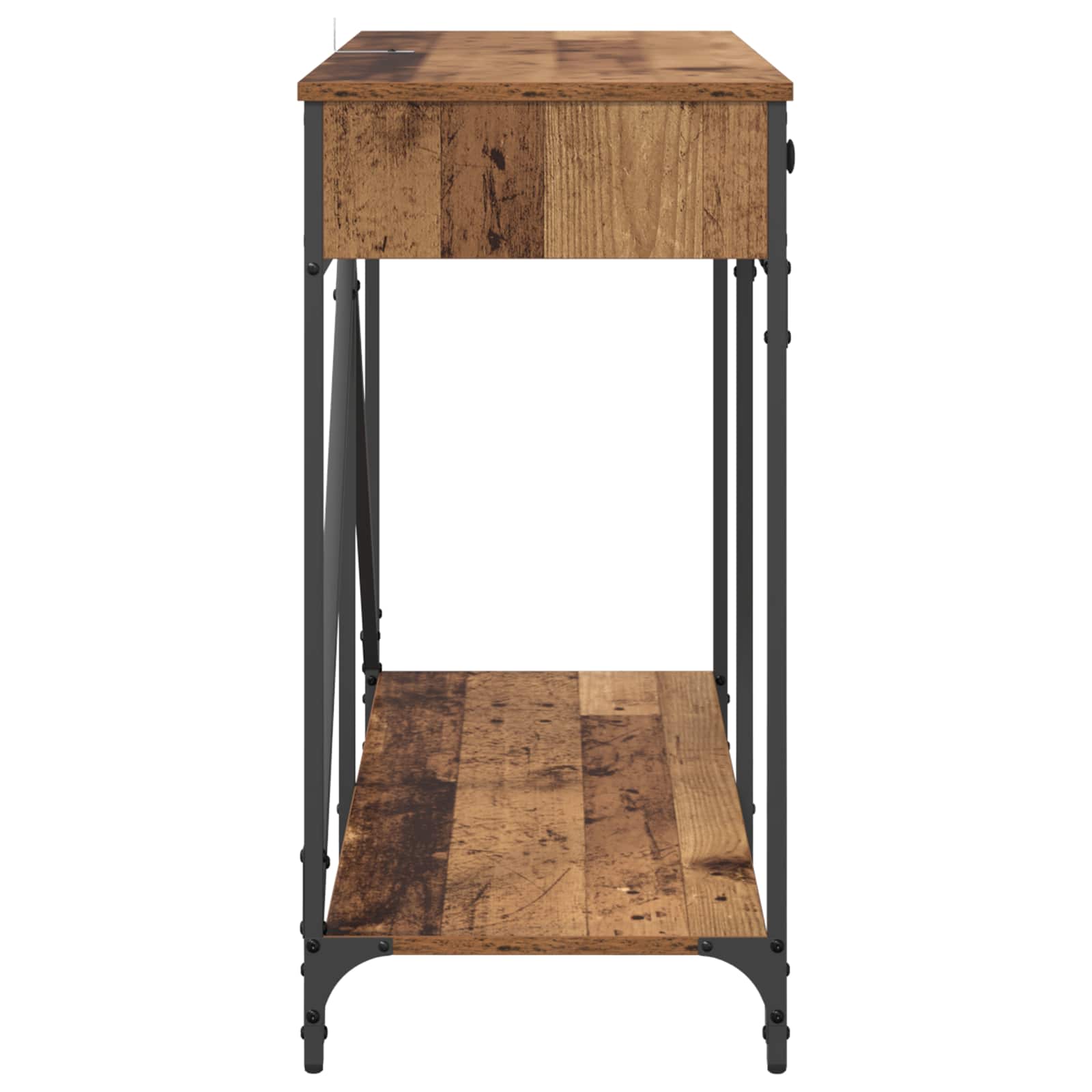 Mesa Consola con cajón Madera Vieja 100 x 39 x 78,5 cm