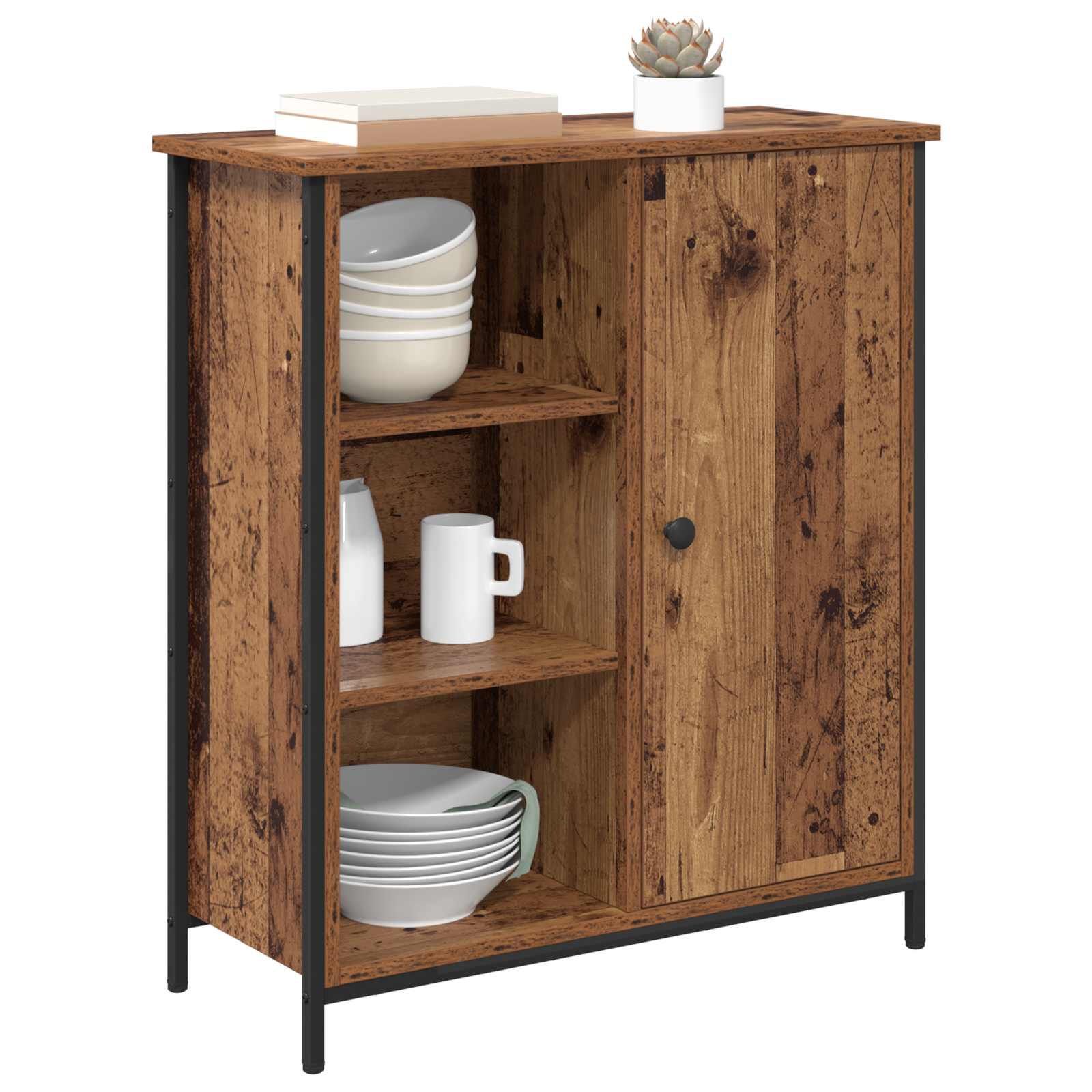 Vitrina Madera Vieja 70 x 30 x 80 cm Madera contrachapada