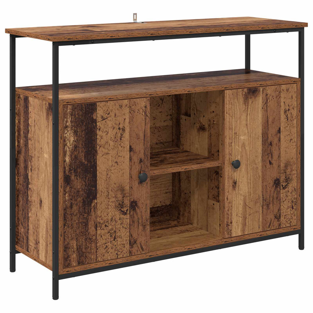 Vitrina Madera Vieja 100 x 35 x 80 cm Madera contrachapada
