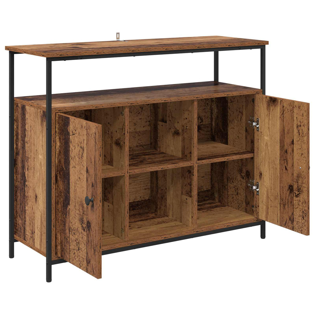 Vitrina Madera Vieja 100 x 35 x 80 cm Madera contrachapada