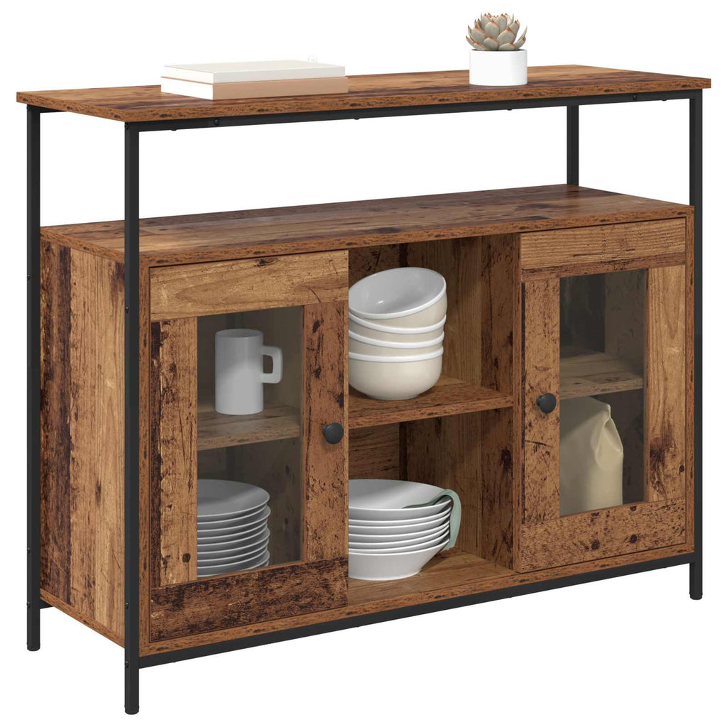 Vitrina Madera Vieja 100 x 35 x 80 cm Madera contrachapada