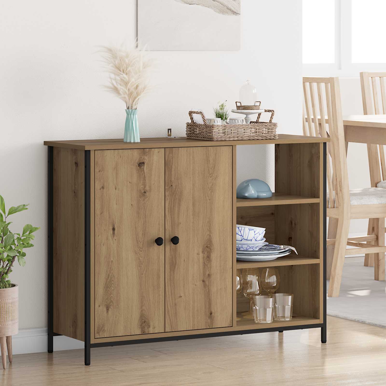 Vitrina Marrón claro 33.5 x 60 x 75 cm