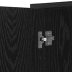 Vitrina Roble Negro 100 x 33 x 75 cm Madera contrachapada