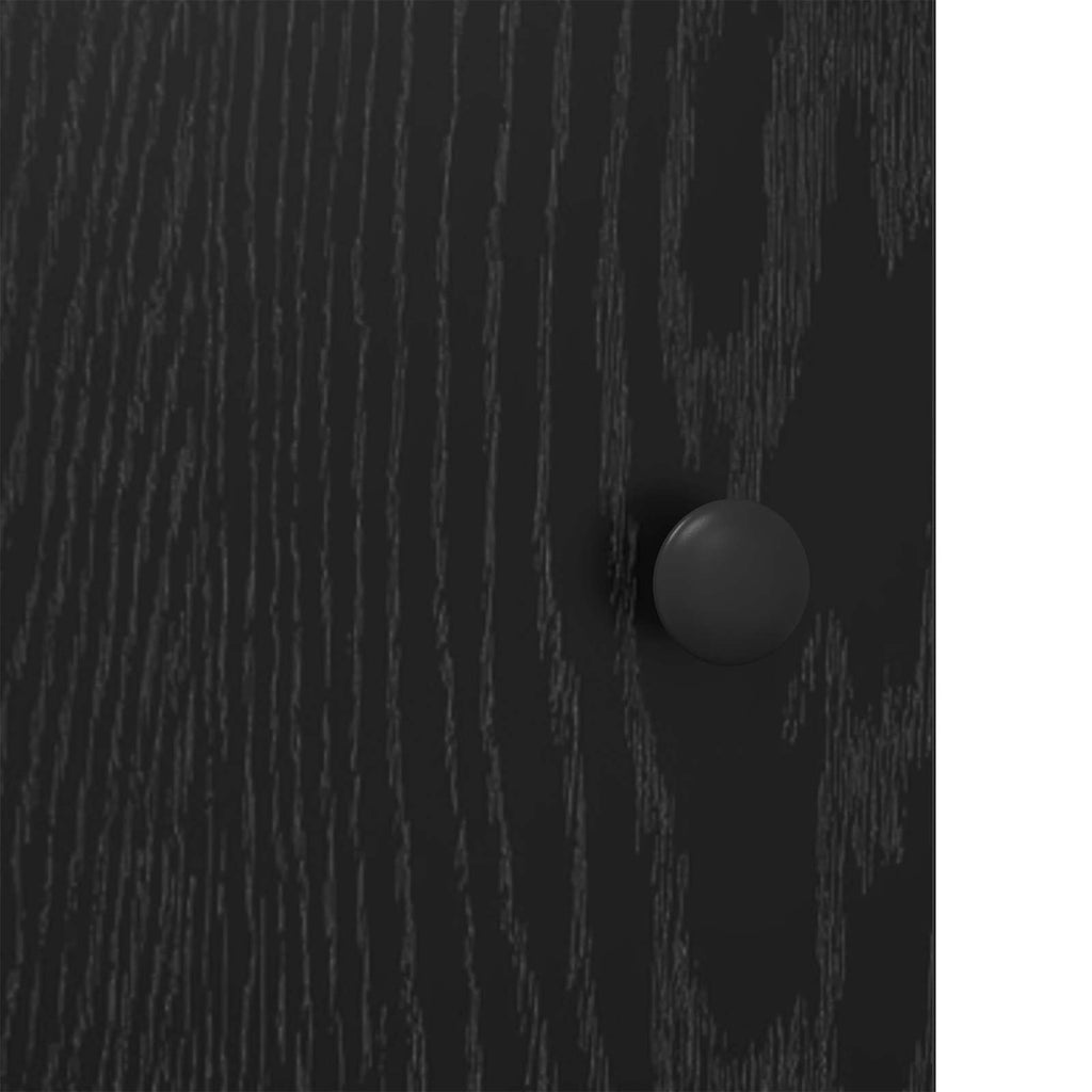 Vitrina Roble Negro 100 x 33 x 75 cm Madera contrachapada
