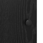Vitrina Roble Negro 100 x 33 x 75 cm Madera contrachapada