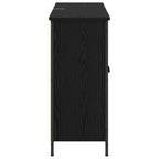 Vitrina Roble Negro 100 x 33 x 75 cm Madera contrachapada