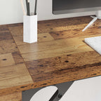 Escritorio de Computadora Madera Vieja 131 x 48 x 75 cm