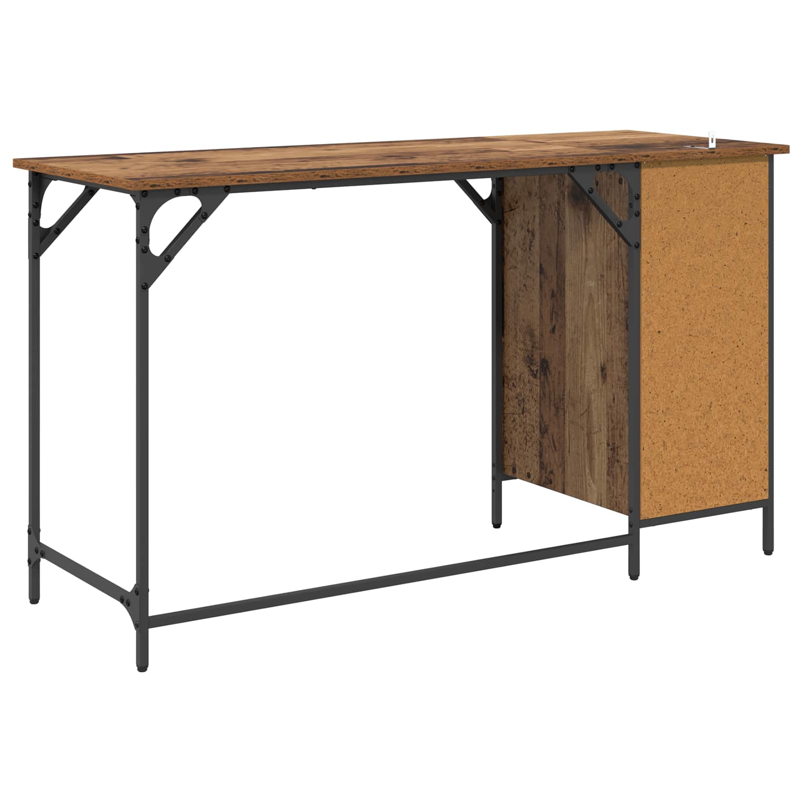 Escritorio de Computadora Madera Vieja 131 x 48 x 75 cm