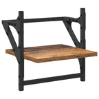 Conjunto de estantes de pared con estante 6 pcs Madera Vieja