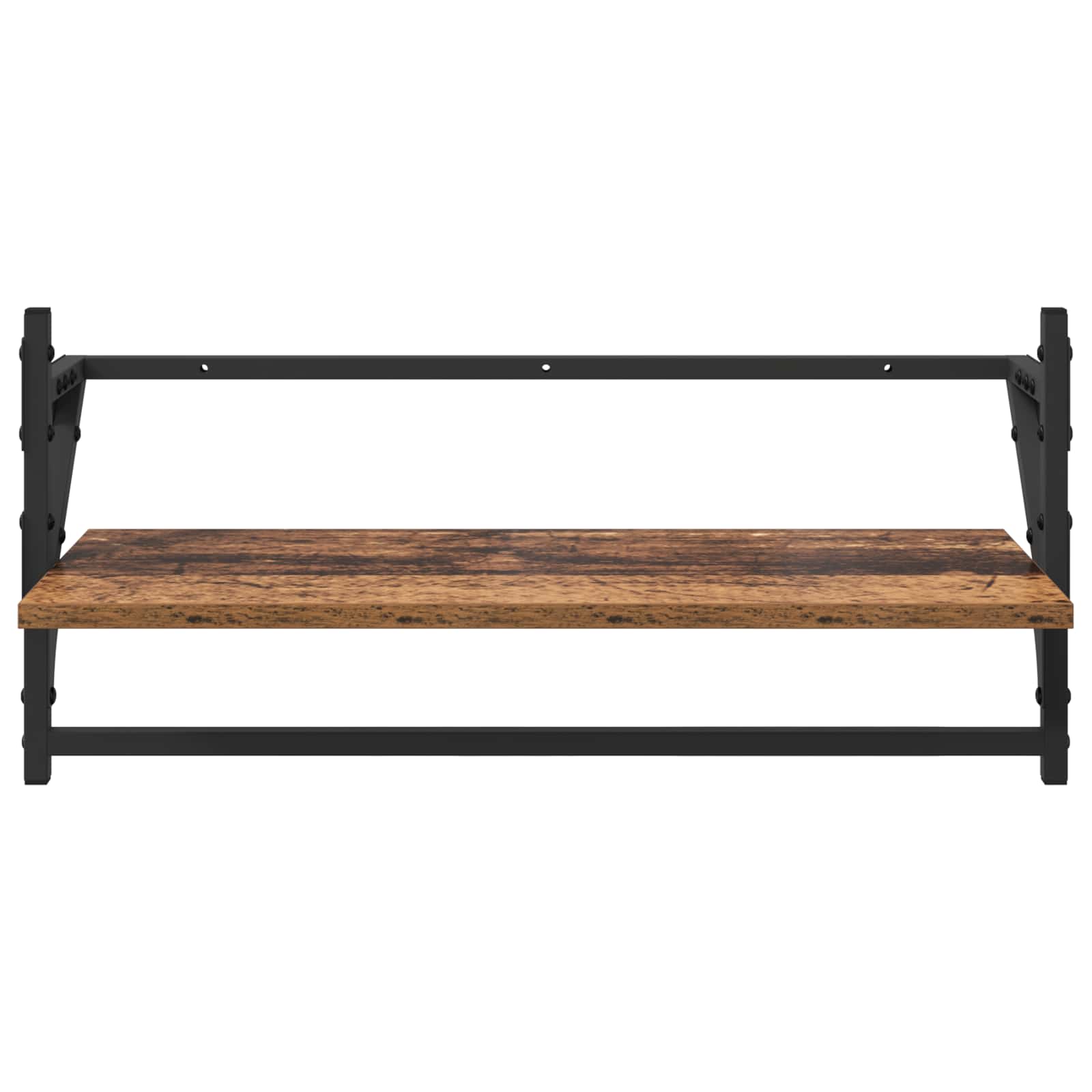 Conjunto de estantes de pared con estante 6 pcs Madera Vieja