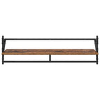 Conjunto de estantes de pared con estante 6 pcs Madera Vieja