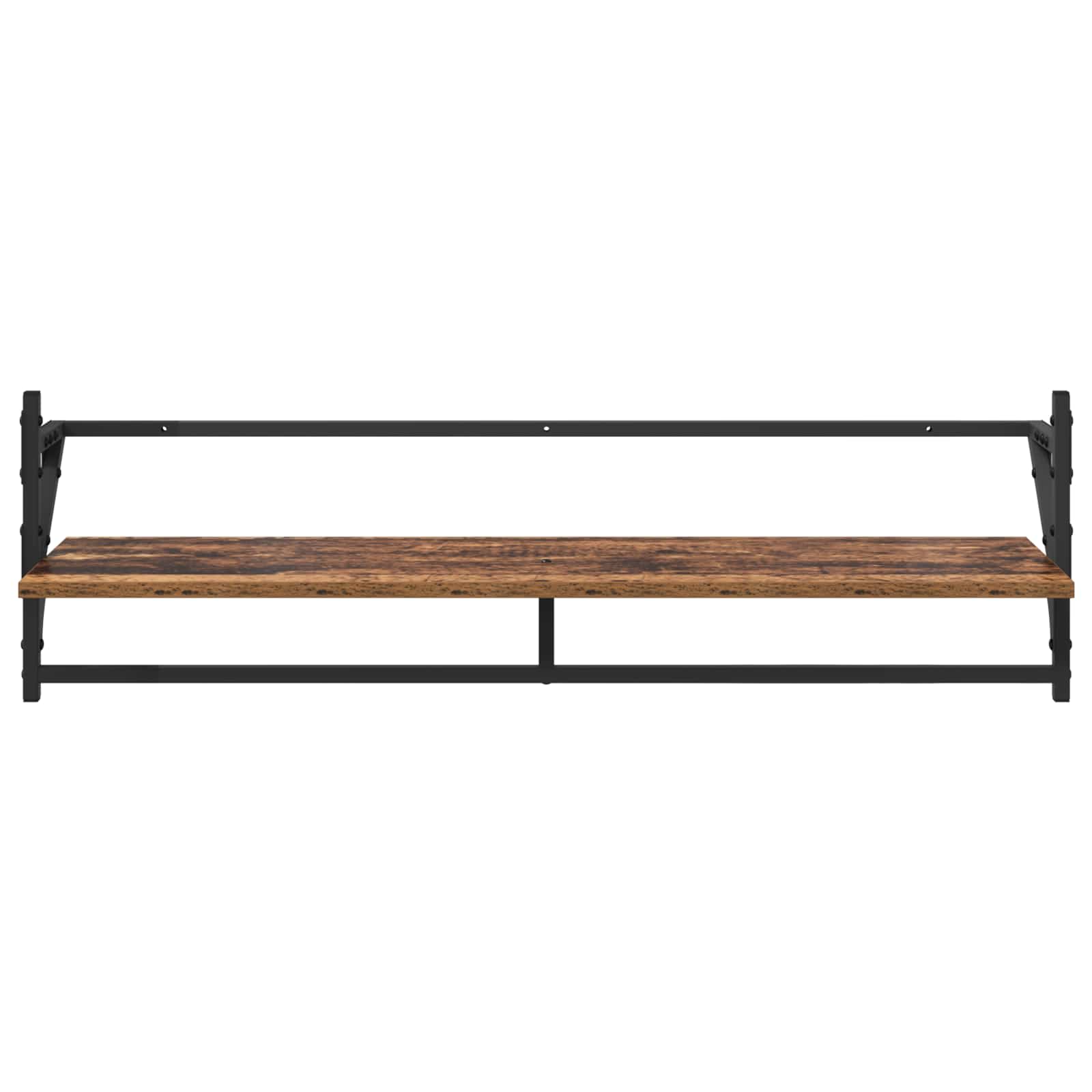 Conjunto de estantes de pared con estante 6 pcs Madera Vieja