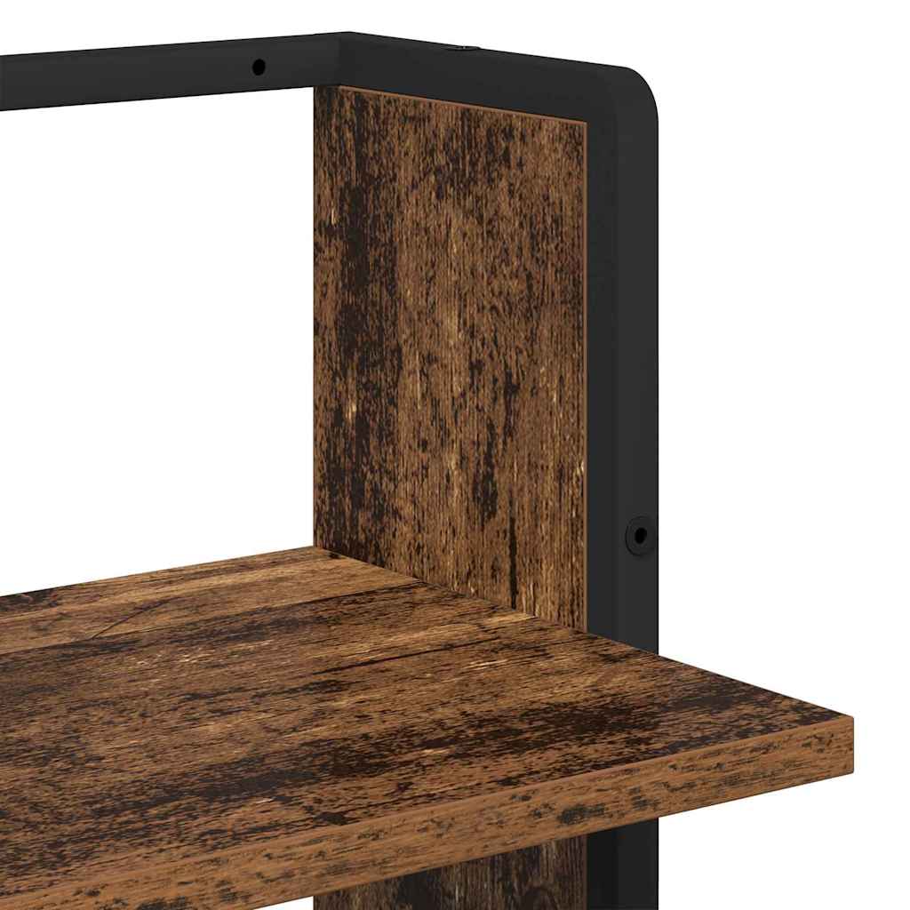 Estante de pared con estante Madera Vieja 30 x 25 x 100 cm