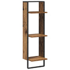 Estante de pared con estante Madera Vieja 30 x 25 x 100 cm
