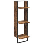 Conjunto de estantes de pared con estante 6 pcs Madera Vieja