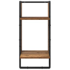 Conjunto de estantes de pared con estante 6 pcs Madera Vieja