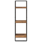 Conjunto de estantes de pared con estante 6 pcs Madera Vieja