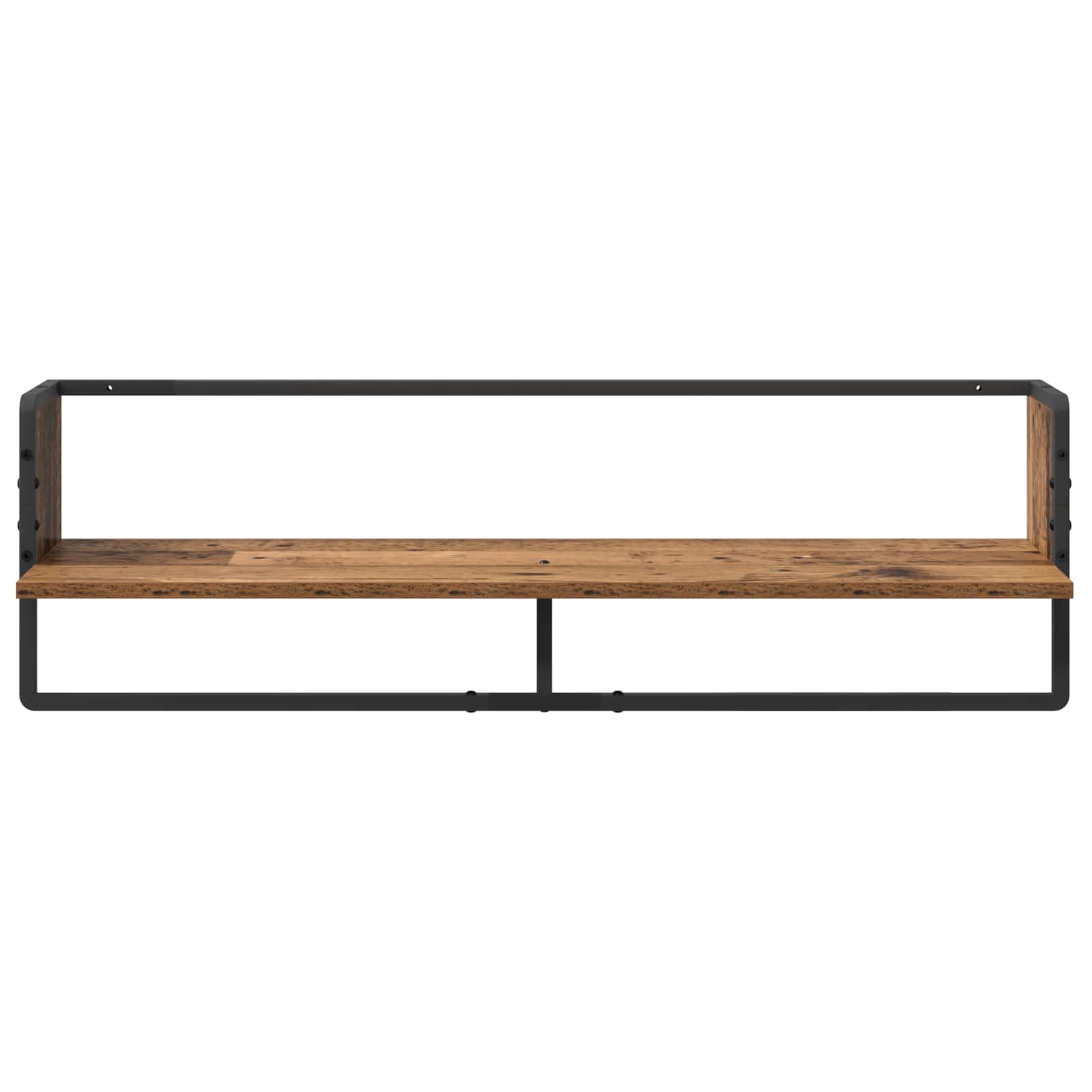 Conjunto de estantes de pared con estante 6 pcs Madera Vieja
