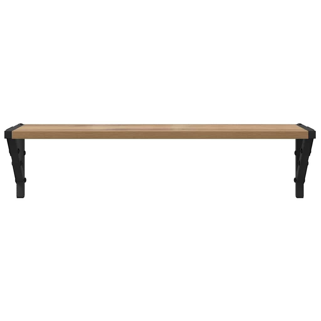 Estanterías de pared 2 pcs Roble artesanal 60 x 15 x 15,5 cm