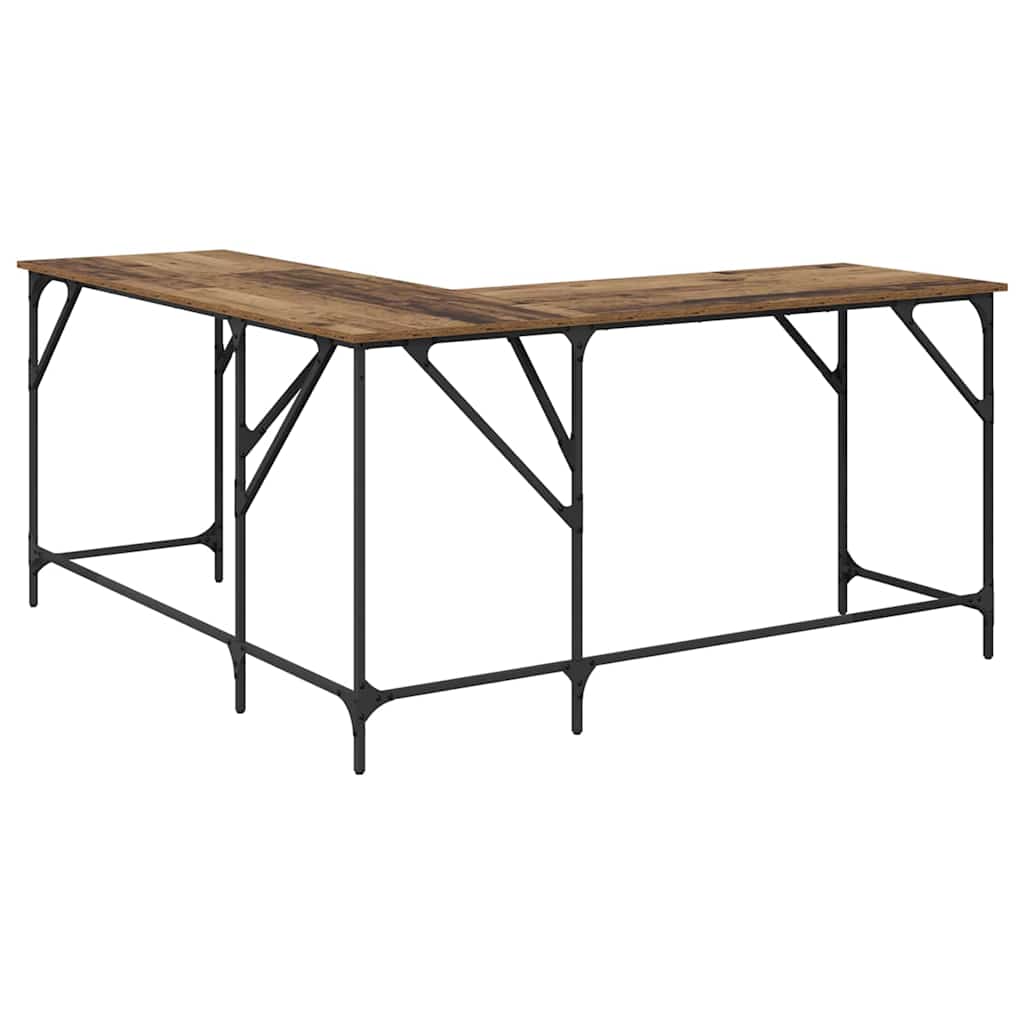 Escritorio Madera Vieja 149 x 149 x 75 cm Madera contrachapada