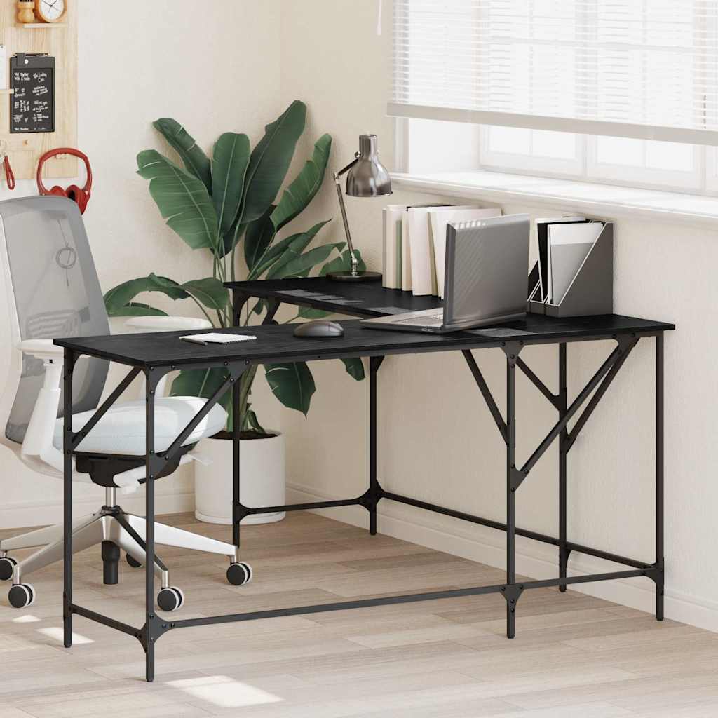 Old Wooden Desk 149 x 149 x 75 cm Plywood