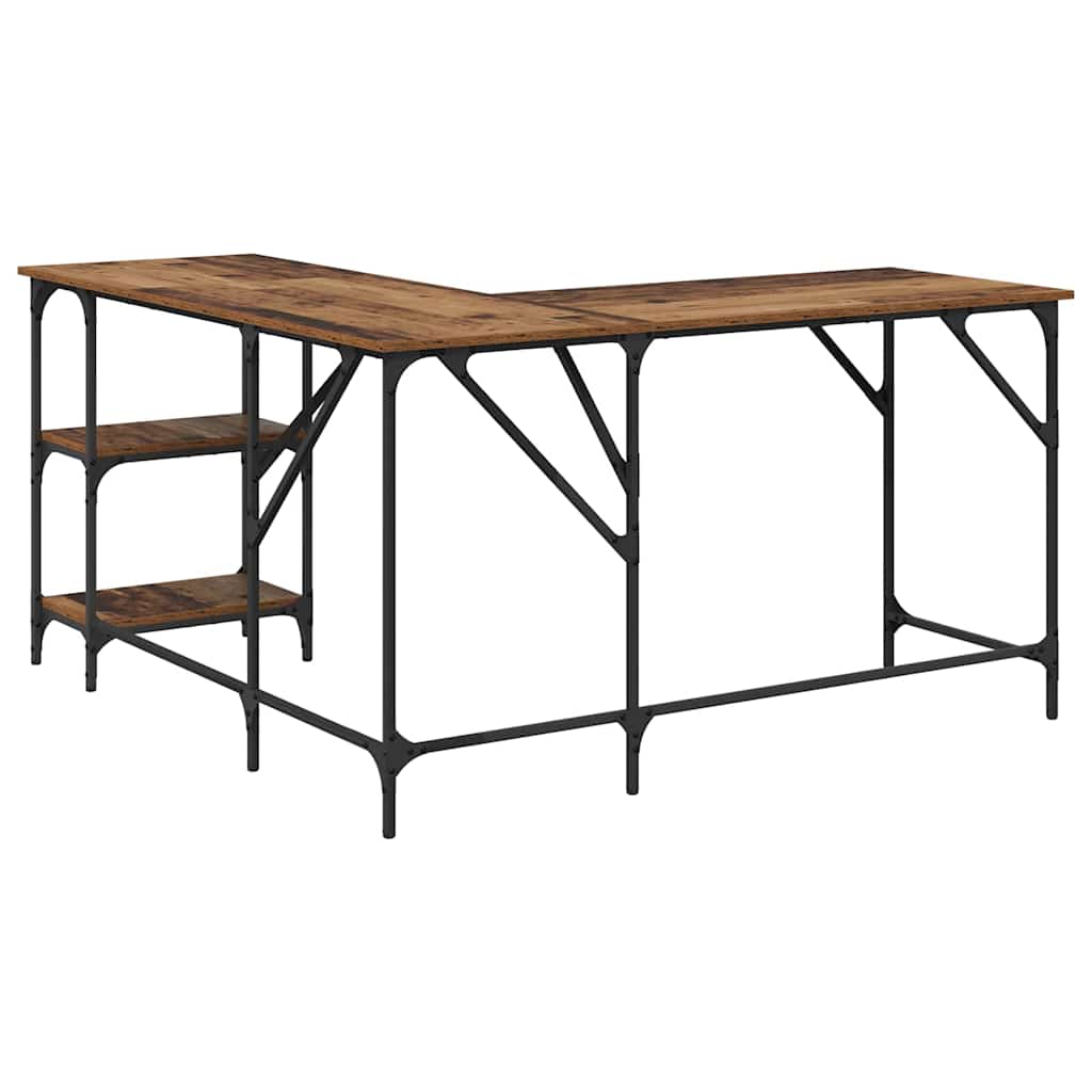 Escritorio Madera Vieja 139 x 139 x 75 cm Madera contrachapada